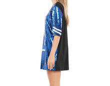Load image into Gallery viewer, #4 Sequin T-Shirt Dress Jersey