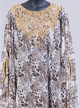 Load image into Gallery viewer, Cover Me Beaded Chiffon Kaftan Duster