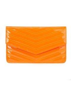 Neon Envelope Clutch Bag