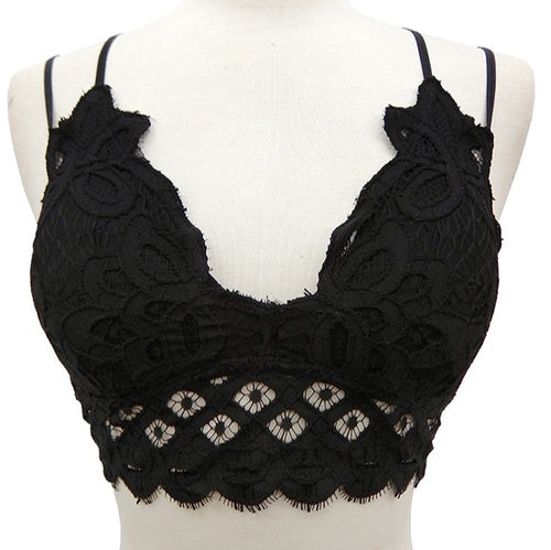 Scalloped Lace Bralette