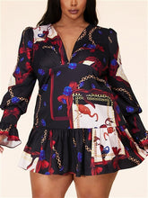 Load image into Gallery viewer, Taste of Flamingo Mini Dress