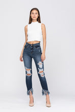 Load image into Gallery viewer, DESTROY ANKLE FRINGE SKINNY