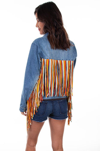 Fringe Denim Jacket