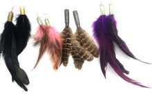 Load image into Gallery viewer, Feather Bullet Earrings