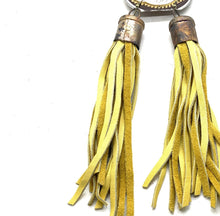 Load image into Gallery viewer, Leather Tassel Earrings