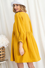Load image into Gallery viewer, LONG SLEEVE BABYDOLL DRESS