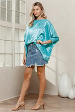 Load image into Gallery viewer, Animal Print Satin Oversized Blouse