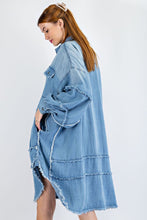 Load image into Gallery viewer, DENIM BUTTON DOWN DRESS