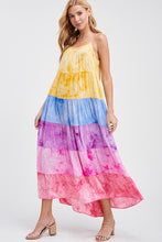 Load image into Gallery viewer, Sleeveless Tie-dye Rayon Knit Dress