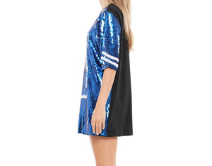 #4 Sequin T-Shirt Dress Jersey