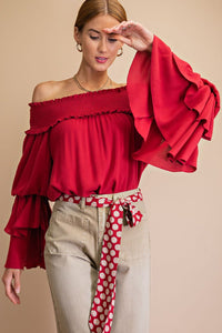 SUNNY STORY OFF THE SHOULDER TOP