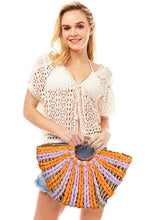 Load image into Gallery viewer, Multi Color Straw Bag