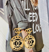 Load image into Gallery viewer, Luxury Inspired Designer CC Earrings