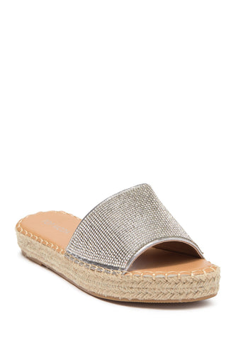 Bedazzled Sparkled Slide in Flip Flops