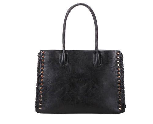 Braided Handle Large Bag