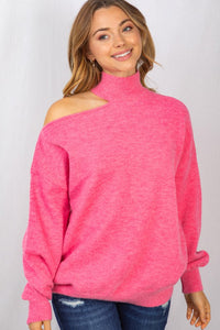Long Sleeve Solid Knit Sweater