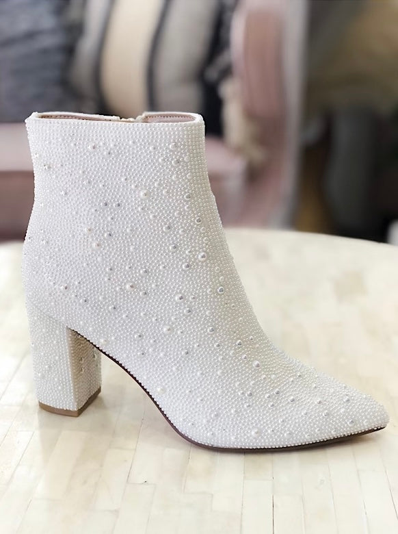 Pretty in Pearl Booties