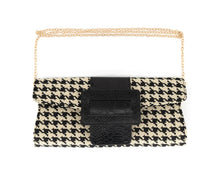 Load image into Gallery viewer, Houndstooth Clutch Bag