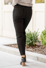 Load image into Gallery viewer, Black Hi-Waist Destroyed Boyfriend