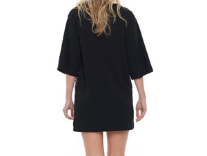 BLACK SEQUIN IT'S MY BIRTHDAY DRESS