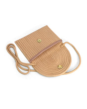 Load image into Gallery viewer, Solid Color Mini Straw Crossbody Bag