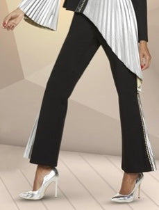 Black Embellished Pant