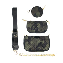 Load image into Gallery viewer, 3 in 1 Nylon Crossbody Bag
