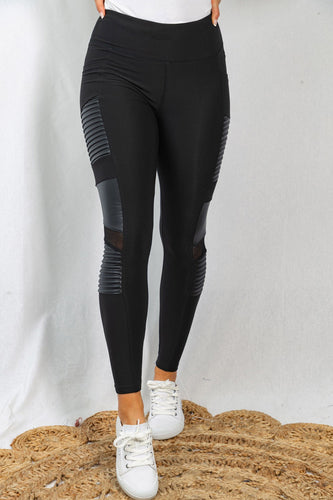High Waisted Solid Knit Leggings
