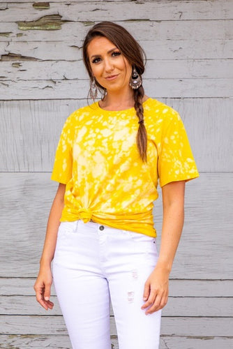 BLEACH WASH T-SHIRT