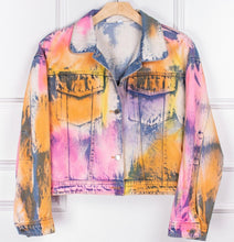 Load image into Gallery viewer, Tie Dye Print Denim Jacket