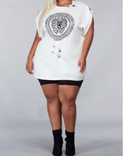 Load image into Gallery viewer, Safety Pin T-Shirt Dress