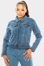 Load image into Gallery viewer, Bling Denim Jacket