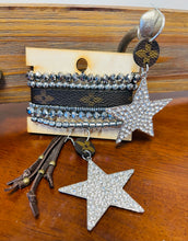 Load image into Gallery viewer, Silver Beaded Bracelet with Designer Leather Adjustable Band