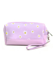 Load image into Gallery viewer, Floral Daisy Cosmetic Pouch Bag