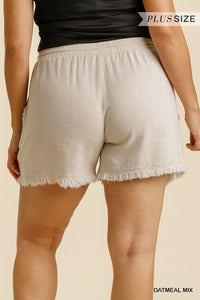 Mixed Linen Shorts