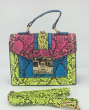 Load image into Gallery viewer, Multi Colored Animal Print Messenger Bag