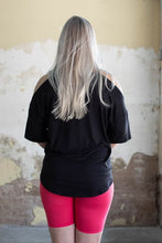 Load image into Gallery viewer, SHOULDER CUT OUT SHORT SLEEVE TEE