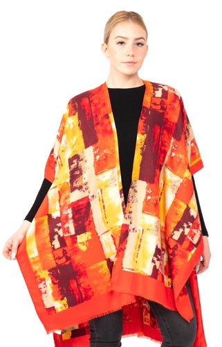 ABSTRACT PRINT KIMONO