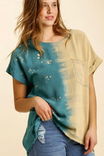 Load image into Gallery viewer, Color Block Linen Top
