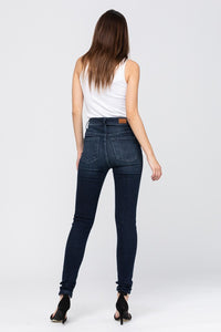 Super Dark High Waist Skinny Jeans