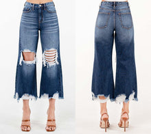 Load image into Gallery viewer, HIGH RISE CROP STRAIGHT JEANS