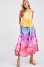 Load image into Gallery viewer, Sleeveless Tie-dye Rayon Knit Dress