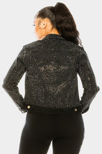 Load image into Gallery viewer, Bling Denim Jacket
