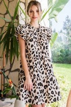Leopard print dress