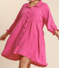 Load image into Gallery viewer, Pink Snow Washed Dress