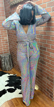 Load image into Gallery viewer, Shiny Iridescent Jumpsuit