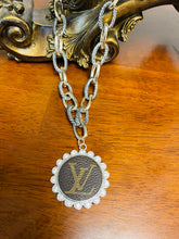 Load image into Gallery viewer, Silver and Gold Cable Linked upcycled Necklace