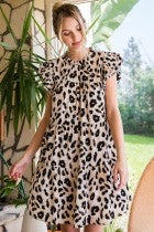 Load image into Gallery viewer, Leopard print dress