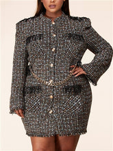 Load image into Gallery viewer, Tweed Jacket Dress