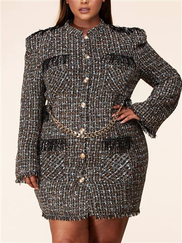 Tweed Jacket Dress